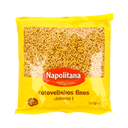 Cotovelinhos Finos Napolit. 500Gr (Cx20)