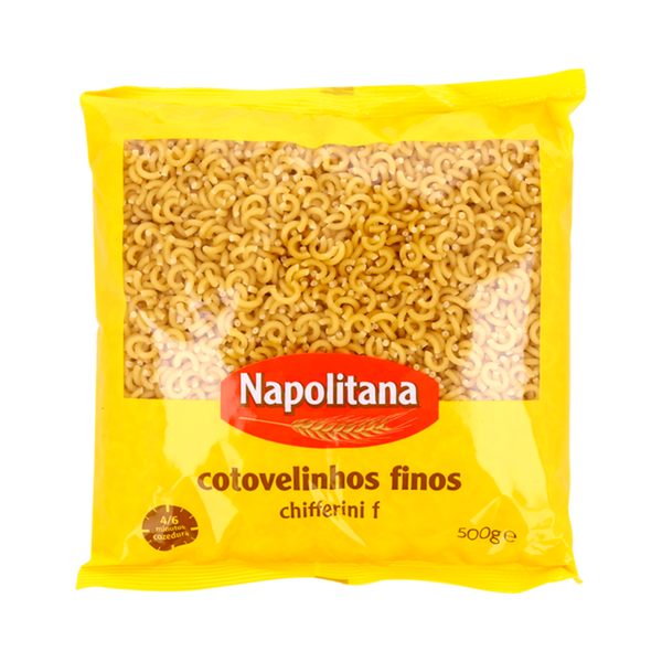 Cotovelinhos Finos Napolit. 500Gr (Cx20)