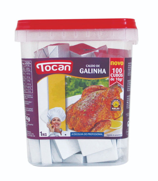 Tocan Caldo De Galinha 100 Cubos 1Kg (Cx8)