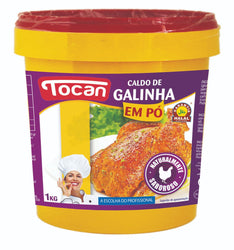 Tocan Caldo De Galinha Pó Lata 1Kg (Cx8)