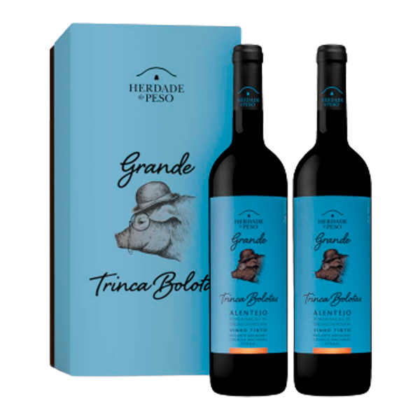 Pack 2 Garrafas Vinho Tinto Grande Trinca Bolotas 75Cl