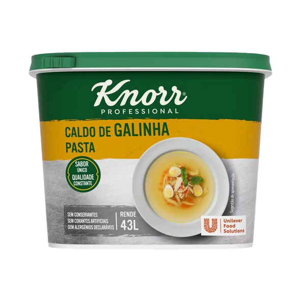 Knorr Caldo de Pollo en Pasta 1Kg (Caja de 6)