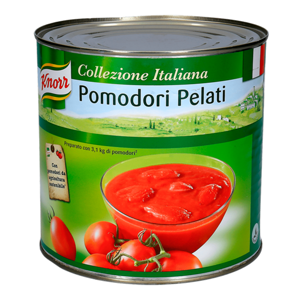 Knorr Tomate Pelado Lata 2.5Kgx6