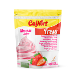 Mousse de fresa Calnort 1 kg (Caja de 6)