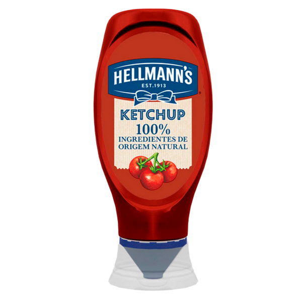 Hellmanns Ketchup Top Down Pure 468Grs (Cx12)