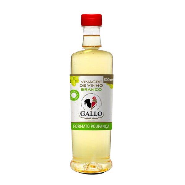 Vinagre Gallo Vinho Branco Pet 500Ml (Cx12)