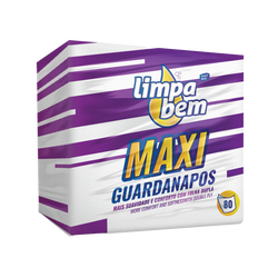 Limpabem Maxi Guardanapos 2Fl P80 33X33 Maço Cx30