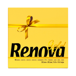 Guardanapos Renova Gold Amarelo Cx30