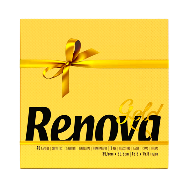 Guardanapos Renova Gold Amarelo Cx30