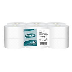 Jumbo Papel Higienico 2F Amoos Profissional P12 Rolos