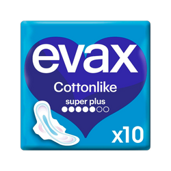 Evax Cottonlike Super Alas 10 Pensos