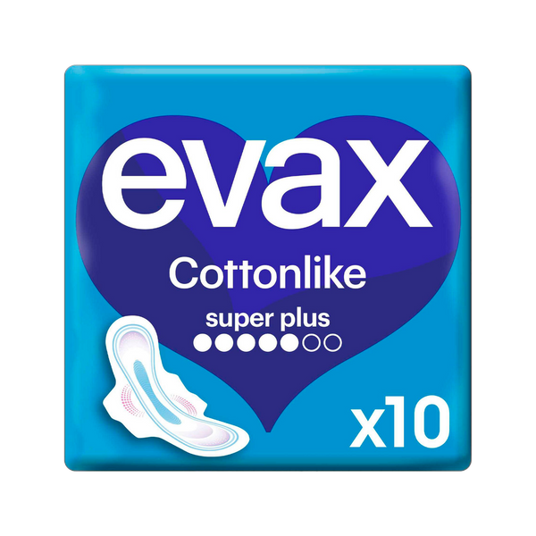 Evax Cottonlike Super Alas 10 Pensos