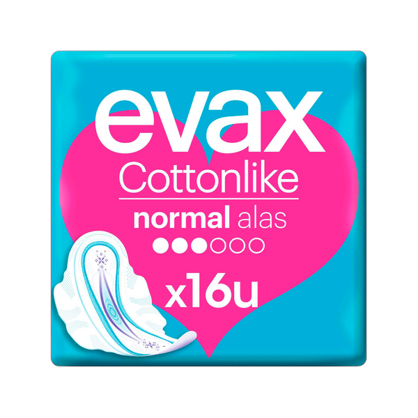 Evax Cottonlike Normal Alas 16 Pensos