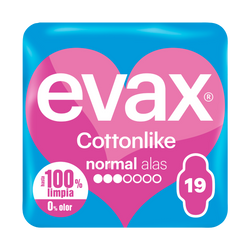 Evax Cottonlike Normal Alas 19 Pensos
