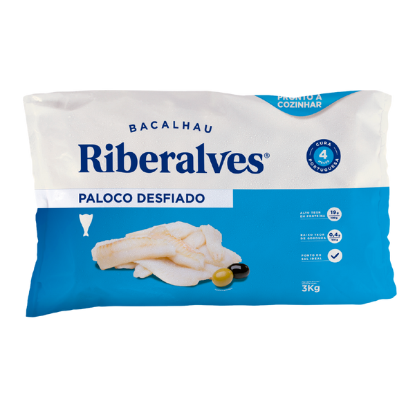 Paloco Desfiado Riberalves Dem. Cong. Saco 3Kg (Cx3)