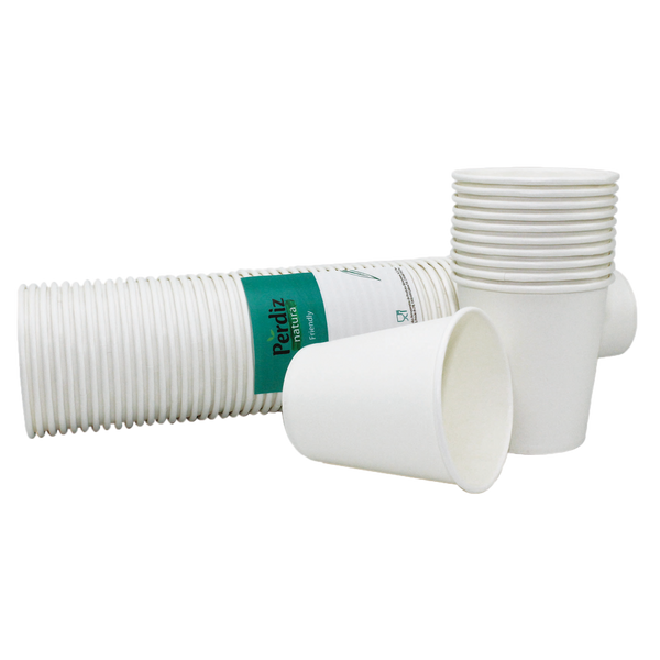 Perdiz Copo Papel Branco 200Ml 25Und (Cx25)