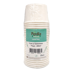 Perdiz Taça Papel P/ Sobremesa 200Ml 25Und (Cx18)