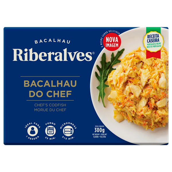 Riberalves Bacalhau Do Chef Cong. 300Grs (Cx6)
