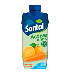 Santal Act Bebida Naranja/Zanahoria - Azúcar 330Ml (Cx18)