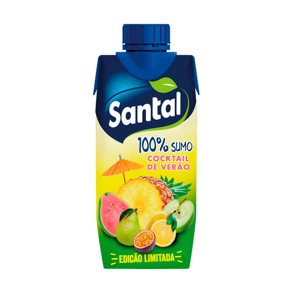 Santal 100% Cocktail De Verão 330Ml (Cx18)