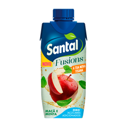 Santal Fusions Maçã E Menta 330Ml (Cx18)