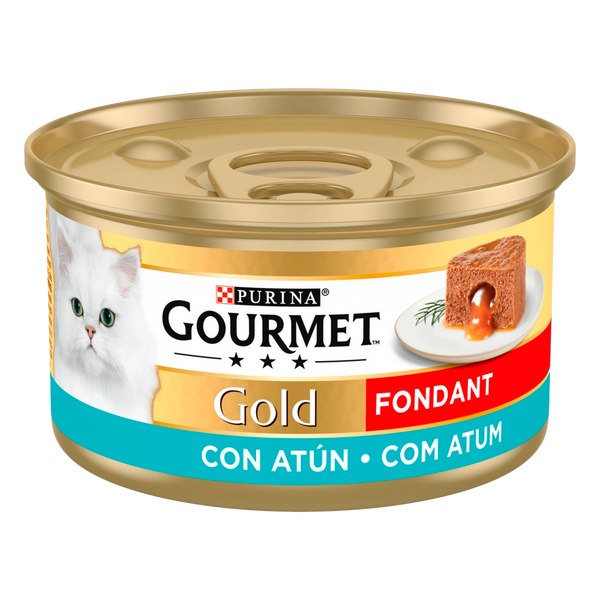 Gato Humido Gourmet Gold Mousse Fondant Atum 85Grs (Cx24)