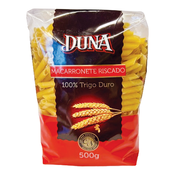 Macarronete Riscado Duna 500 Gr (Cx 20)