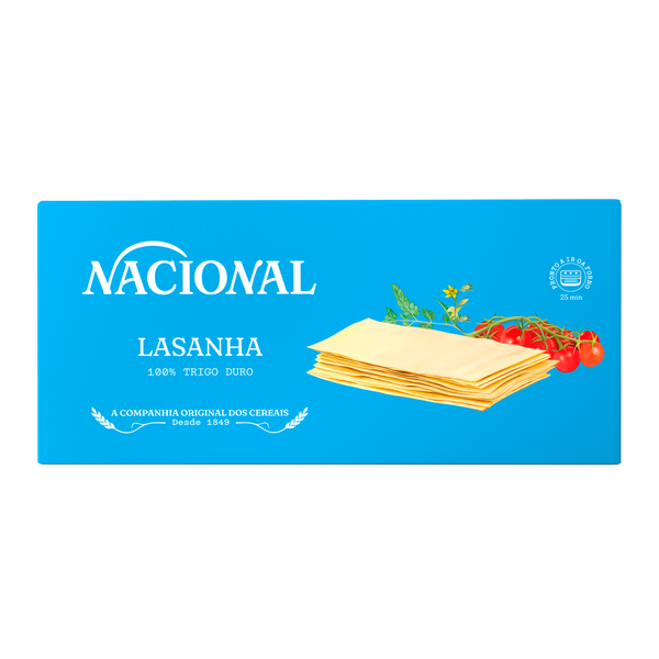 Lasanha S/Ovo 250G Nacional (Cx12)