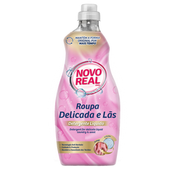 Novo Real Detergente Liquido Roupas Delicadas & Lã 1,5L (Cx8