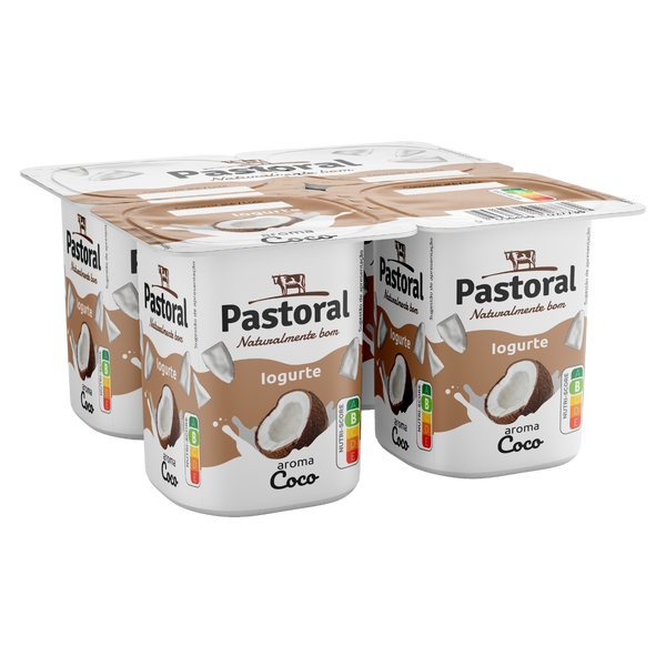 Pastoral Iogurte Aroma Coco 4X125G