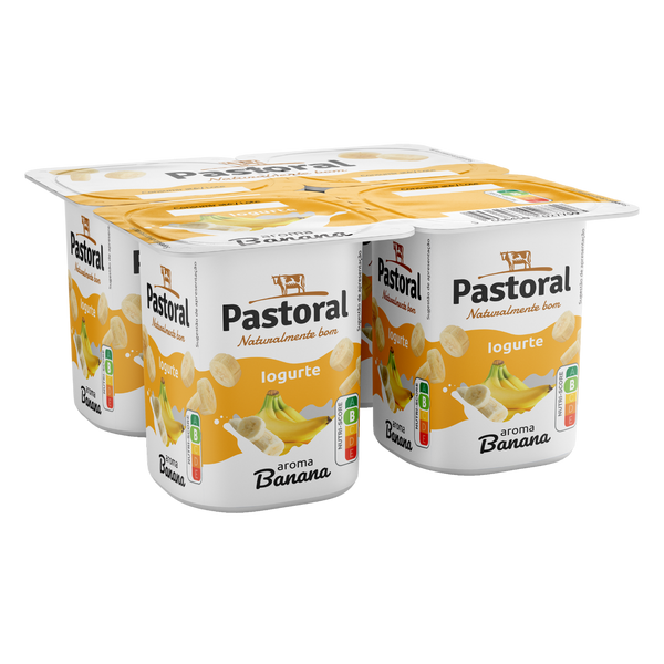 Pastoral Iogurte Aroma Banana 4X125G