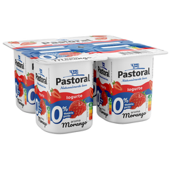 Pastoral Iogurte Magro Aroma Morango 4X125G