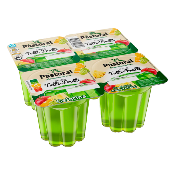 Pastoral Gelatina Tutti Frutti 4X100G