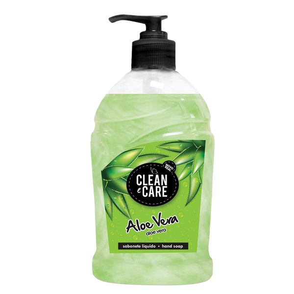 Clean & Care Sabonete Liquido Aloe Vera 500Ml (Cx6)