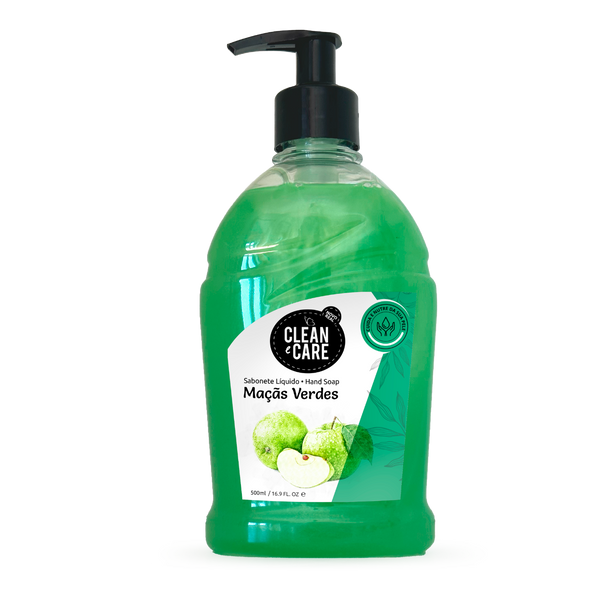 Clean & Care Sabonete Liquido Maçãs Verdes 500Ml (Cx6)