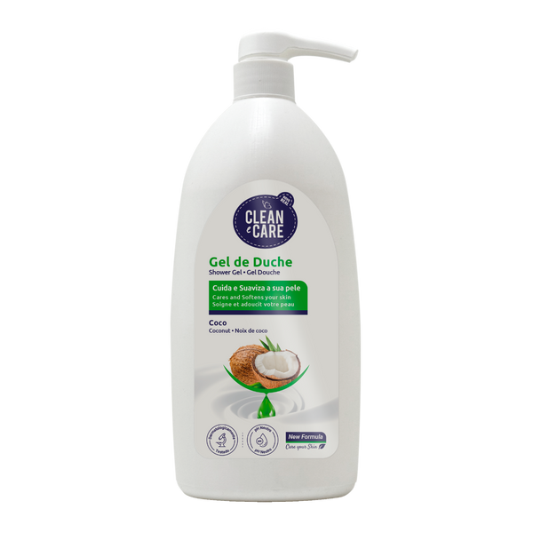 Clean & Care Gel De Banho Coco 900Ml (Cx6)