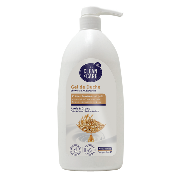 Clean & Care Gel De Banho Aveia E Creme 900Ml (Cx6)