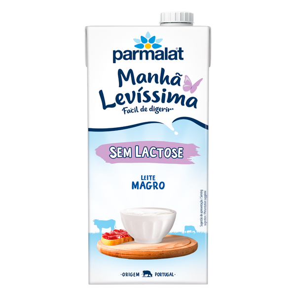 Leite Magro S/ Lactose Manhã Levissima Parmalat 1L (Cx6)