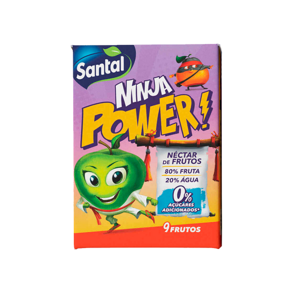 Santal Nectar Ninja Power 9 Frutos 3X200Ml (Cx27Und)