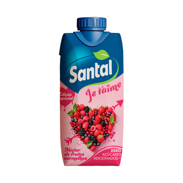 Santal Nectar Frutos Vermelhos Je T´Aime 330Ml (Cx18)
