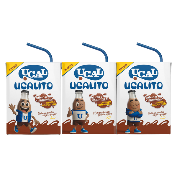 Leite Com Chocolate Uht Ucalito 200Ml (Cx27)