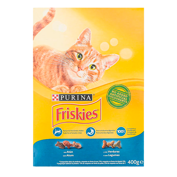 Friskies Gato Seco Adulto Peixes 400Grs (Cx20)