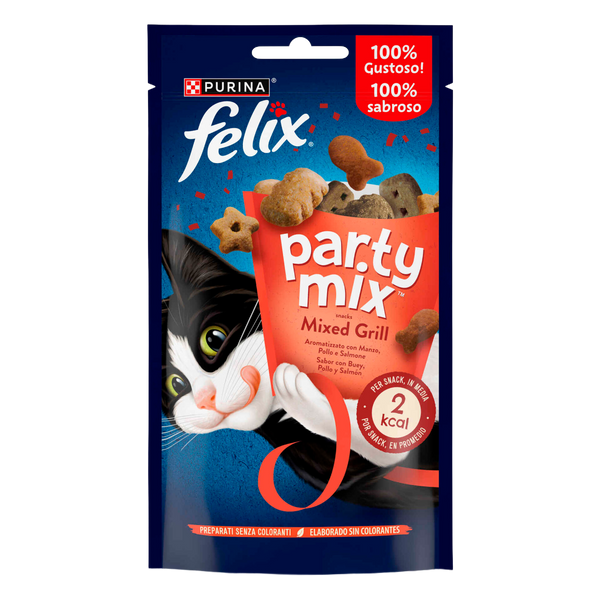 Gato Snacks Felix Party Mix - Gril 60Grs (Cx8)