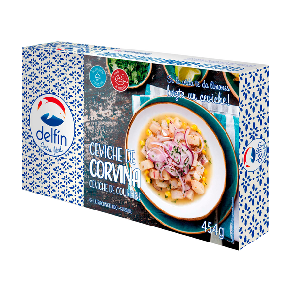 Ceviche De Corvina Delfin Cong. 454Grs (Cx10)