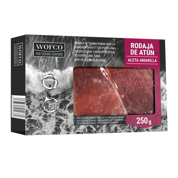 Bife Atum S/Pele S/Esp. S/Sanga. 250 Grs Vacuo (2 Uds) Cx18