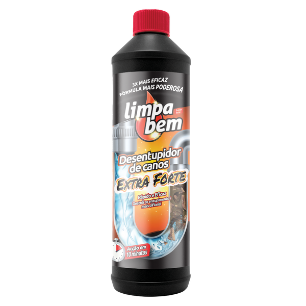 Limpabem Desentupidor De Canos Extra Forte Gel 1L (Cx10)