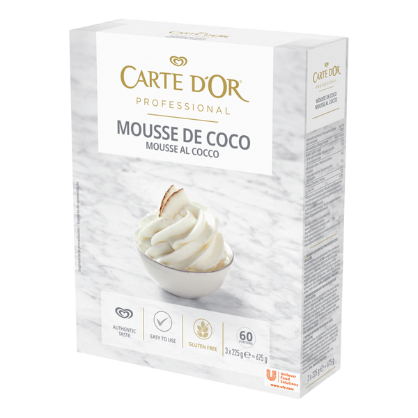 Carte Dor Mousse Desidratado De Coco 3X225Grs (Cx6)