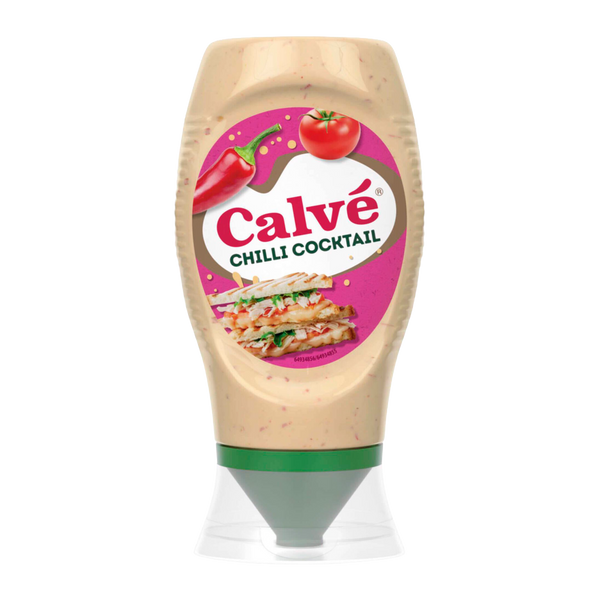 Calvé Molho Chilli Cocktail Top Down 264Gr (Cx8)