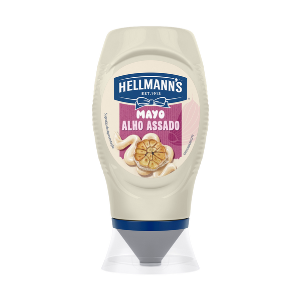 Hellmann'S Maionese Alho Assado Top Down 250Gr Cx8