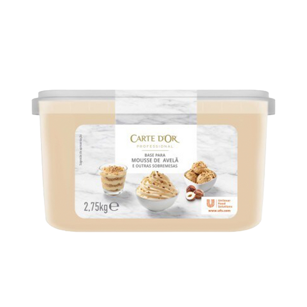 Carte Dor Base Mousse Avelã 2,75Kg (Cx2)